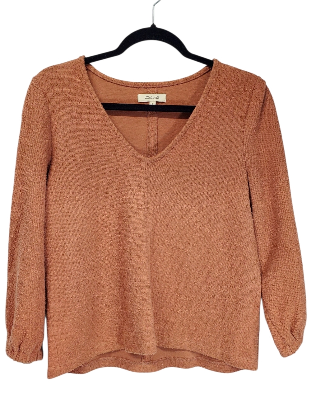 Madewell Blouse Peasant Boho Festival Cottagecore Hippie Small Natural Vegan